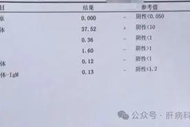 乙肝五项这2项阳性，反而是好事！希望你的也这样！图片