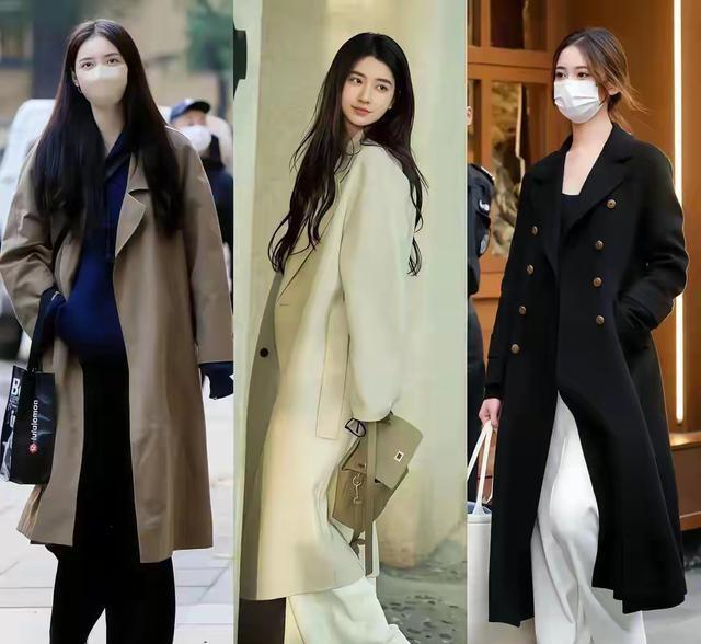 看了宋佳的大衣穿搭	，我悟了：大衣不配打底裤，鞋穿低跟，更优雅