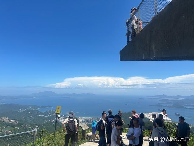 深圳游记:梅沙尖和云海广场的山与海