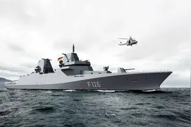 全球最“弱鸡”万吨级护卫舰，德国F126型护卫舰，054A舰都嫌弃图片
