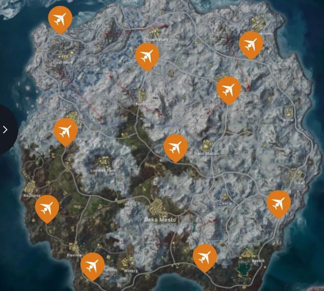 PUBG全部点位收藏！