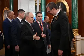 27国领导人齐聚俄罗斯红场，参加卫国战争胜利80周年的阅兵仪式图片