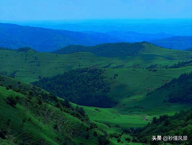 离西安最近的“草原天路”，车可以开到海拔2400多米的山顶！