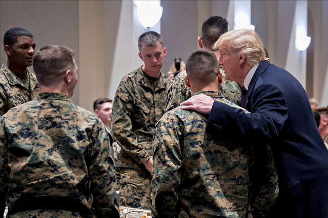 特朗普刚抵达达沃斯	，50架大运升空，美军将在中国春节前开打？