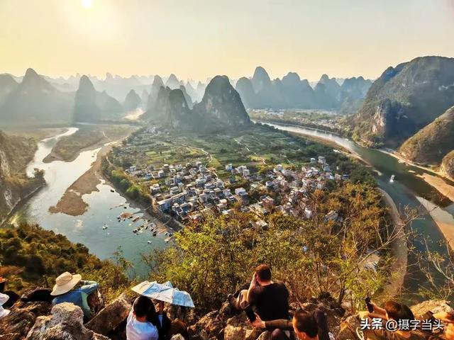 徒步漓江精华段——阳堤大桥头-兴坪古镇