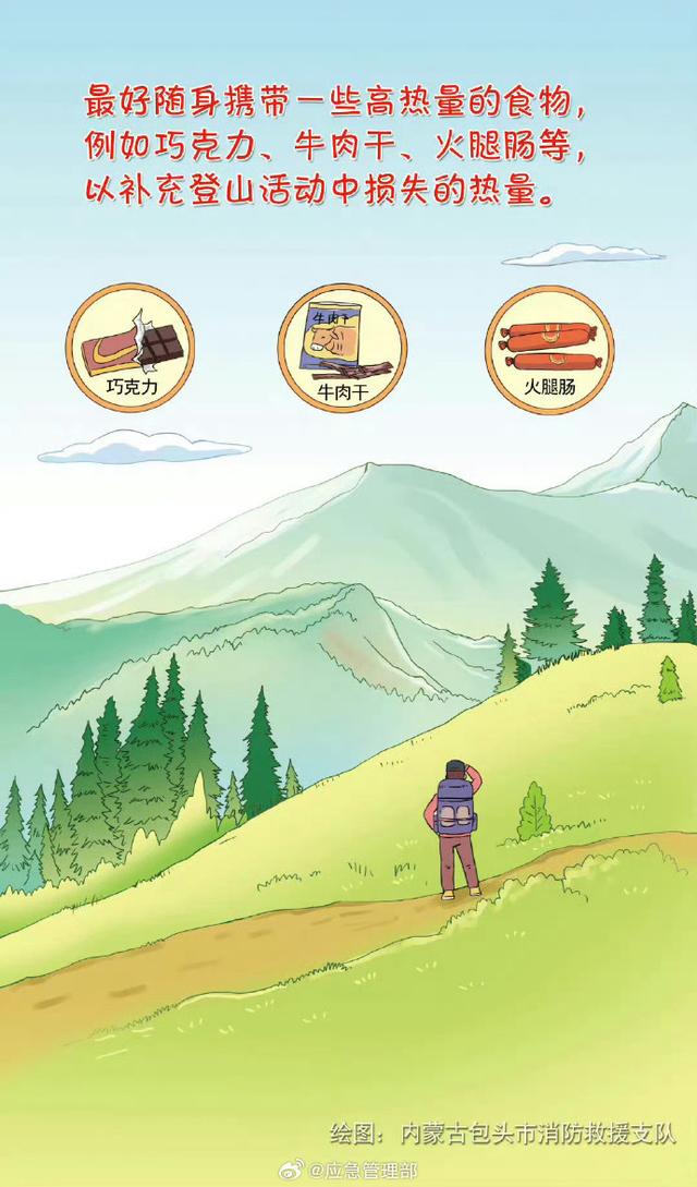 登山徒步，量力而行！