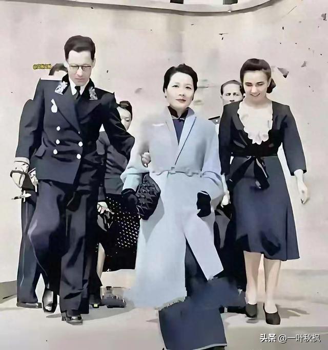 这是宋美龄年轻时的真实样貌，不是演员饰演 是货真价实的老照片！