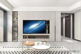 这是我见过最理想的电视背景墙，实用又高级，附详细尺寸图图片
