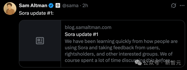 三天逆袭，Sora登顶美榜！15秒大片玩疯奥特曼，全网直呼真假难辨