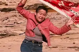 博主劝女孩不要身材焦虑：130斤差点被风刮走图片