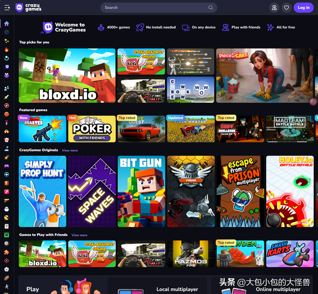 10个免费小游戏网站：免下载免登录，一秒打开重回童年！