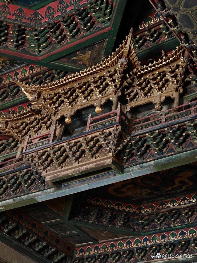 应县藏着国保级冷门，金代天宫藻井，梁思成盛赞绝无仅有