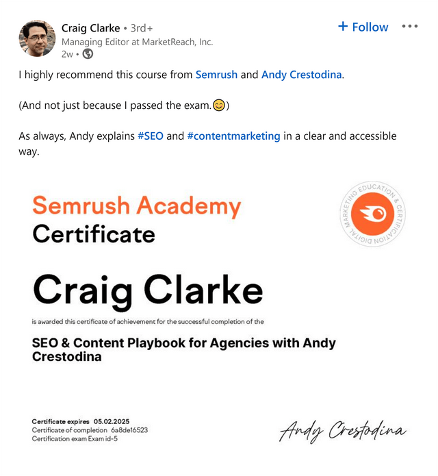 9门真正教授SEO和AI搜索的课程(免费+付费)