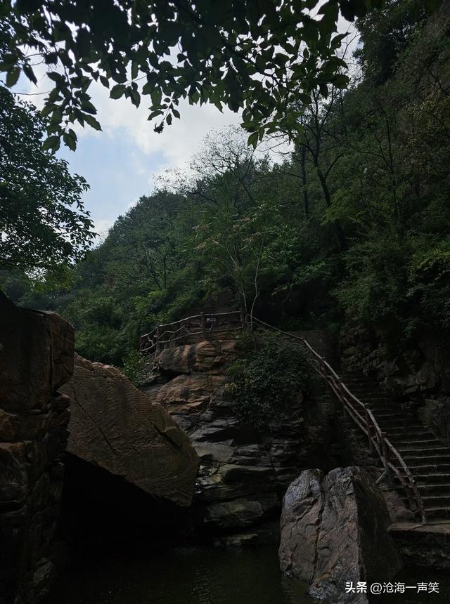伏羲山大峡谷，孩子们的乐园，游客避暑的圣地，乘凉的天堂