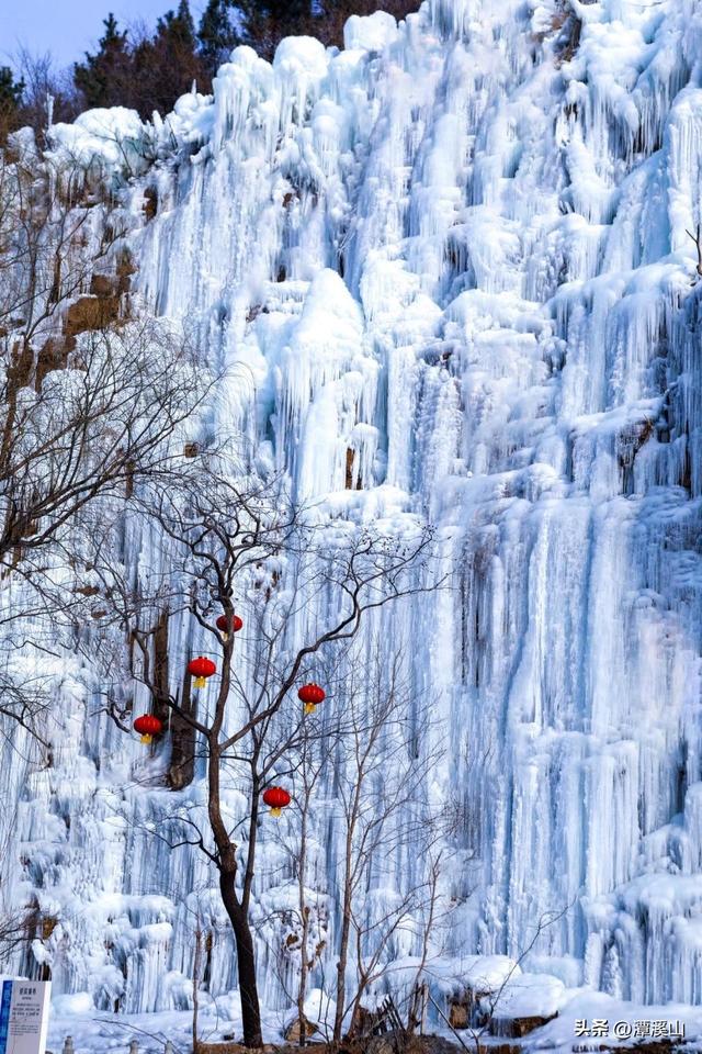 小雪丨崖壁冰瀑、高空雪景……潭溪山壮美冬景进入倒计时→