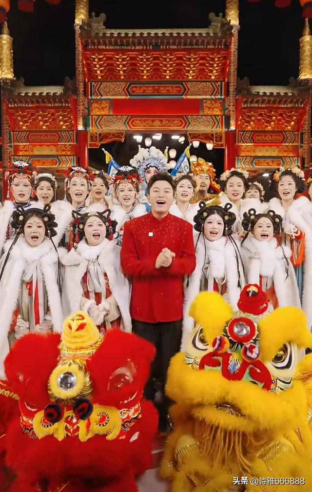 贾乃亮除夕夜晒和女儿甜馨以及家人吃年夜饭合影，一家人幸福满满 第4张