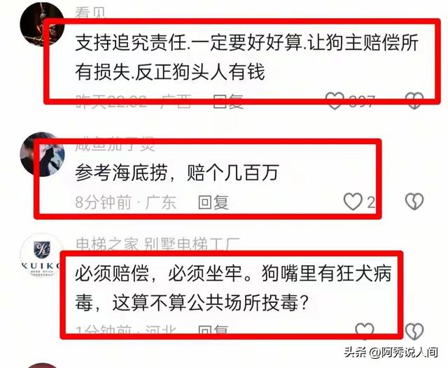 狗舔餐具事件新进展，品牌方将追究狗主人责任，网友：将近50万