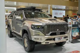 国产版“霸王龙”皮卡亮相！外观硬朗霸气，搭载2.0T四驱 4图片