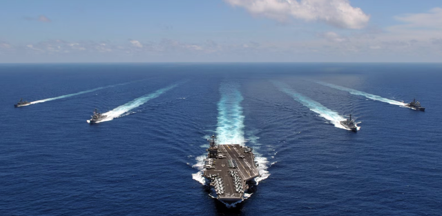 美军航母已就位	，动武迹象越来越明显，伊朗面临艰难考验