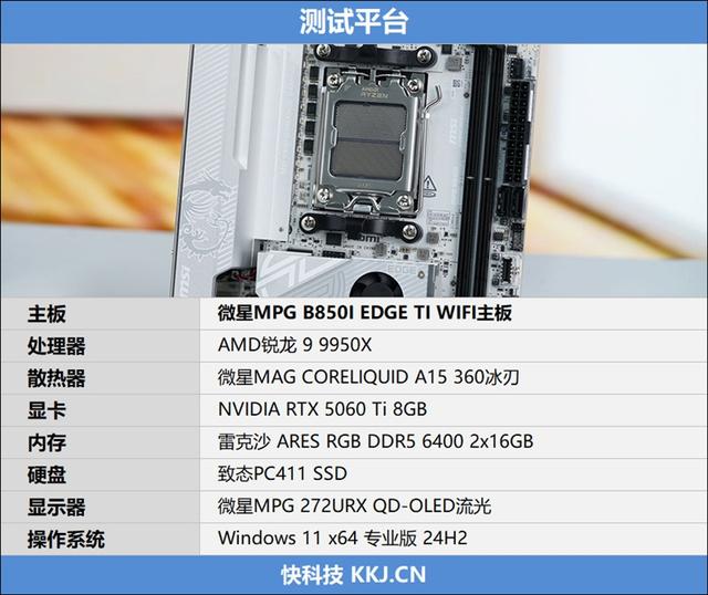 微星MPG B850I EDGE TI WIFI刀锋 钛主板评测：小巧强悍 200W功率释放