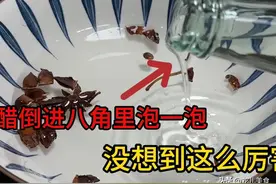八角放进白醋里泡一泡，解决了每家每户的大问题，太实用了图片