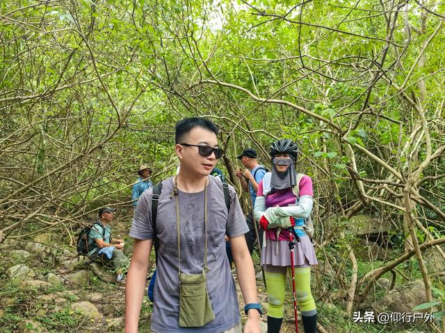 揭西猴面石徒步登山