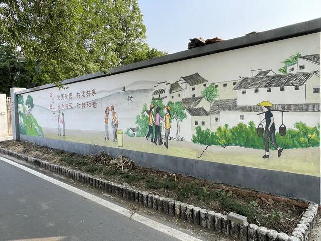 现场实拍界牌镇张家埭村，村景好美