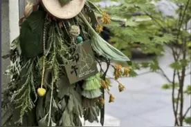 “艾草门挂”不失为创新之举图片