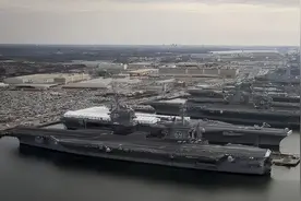 美国准备“下饺子”了？六艘核航母同时动工，准备针对中国图片