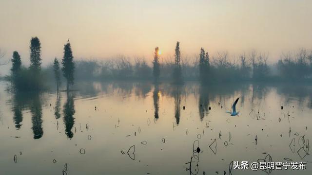 滇池南岸：山水有韵 冬景如画