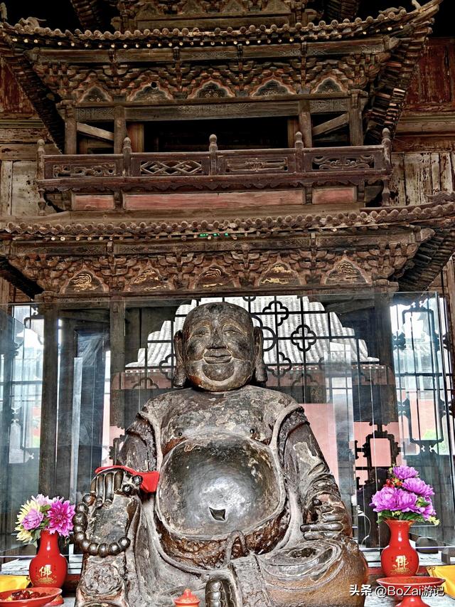 朔州国三古寺，金代弥陀殿五绝，减柱造太震撼