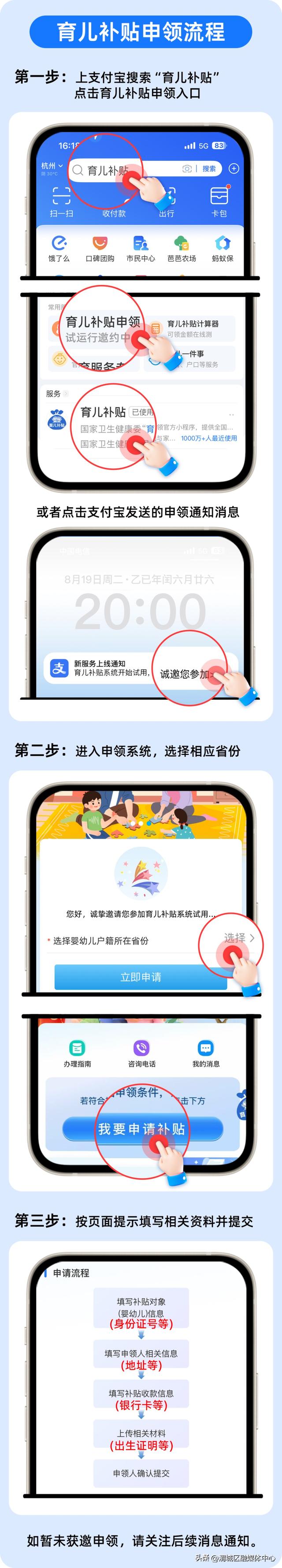 育儿补贴试运行开启！上支付宝可申领→