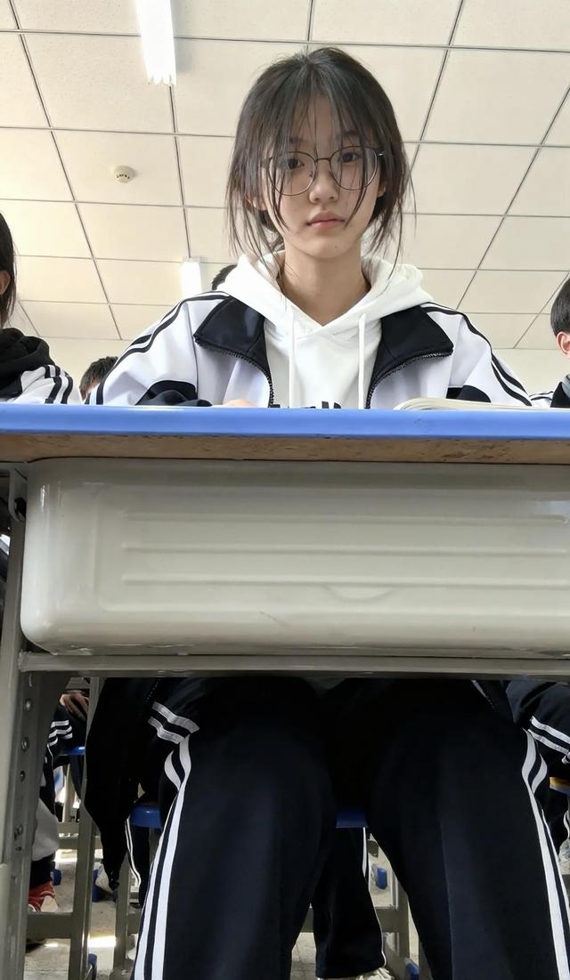 白帽衫双马尾照片火了，宿舍随拍意外走红	，原来真实比美颜更动人