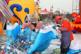 灯火暖长安 龙启中国年 2024年西安城墙甲辰新春灯会紧锣密鼓筹备中图片