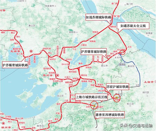 江苏省城市群城际铁路多网融合研究