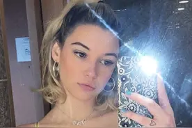 杜兰特正在追求的模特Sarah Snyder，曾和小李子传出绯闻图片