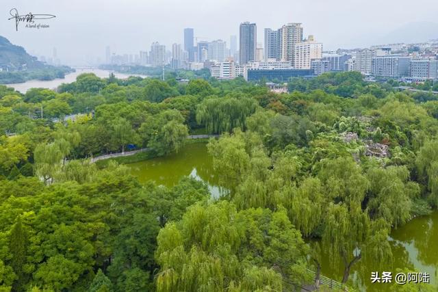 兰州西湖的景似江南，跟杭州却毫无关系，原为明代肃王府“西园”