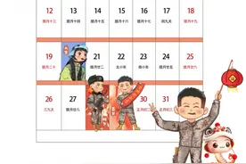 军旅萌漫日历丨陪你一起迎来2025年首月图片