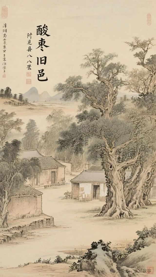 明代延津十六景之AI复原图