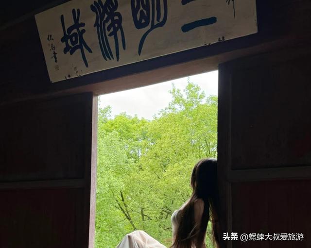 杭州千年古塔彻底火了，每层都长满了美女，秋日中，快拍人生照片