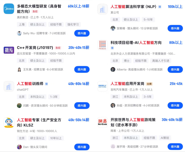 AI 六小龙，近半员工在脉脉看机会？