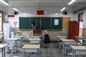 中考考场布置完毕！12日开考图片