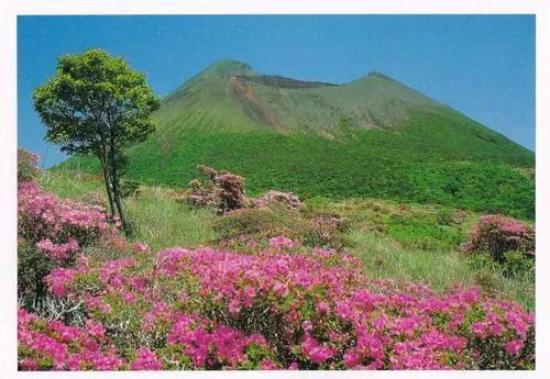 日本九州岛的雾岛地区与屋久岛