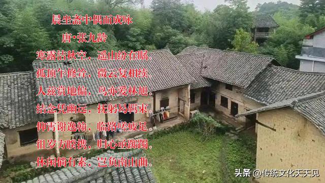 国庆长假最后一天中雨，闲坐家中品唐诗过寒露