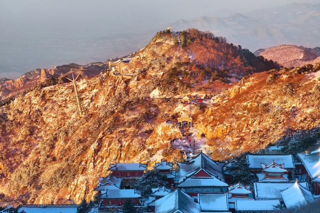 雪后泰山，仙境再现