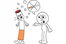 偶尔吸烟也易心梗图片