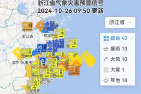 台风升级，暴雨突袭！温州预警连发图片