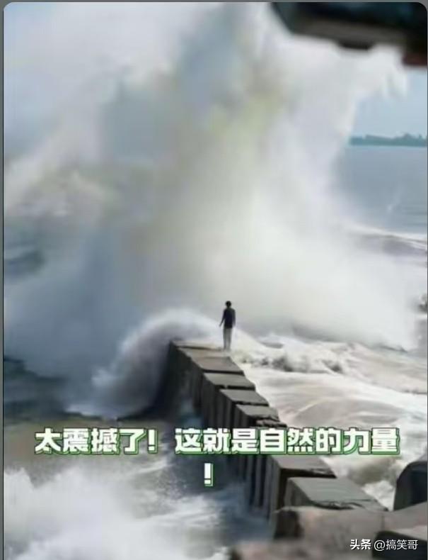 千年浪潮涌入钱塘江，震撼上空上演历史画卷。