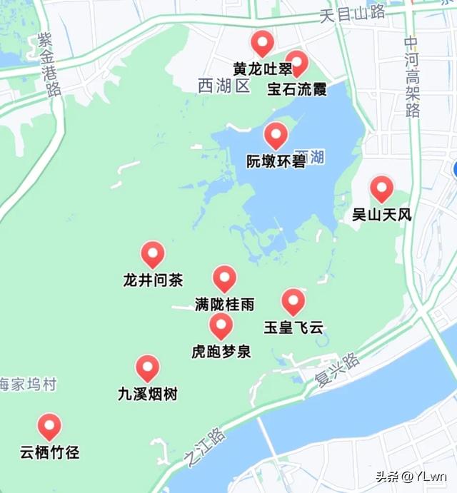 西湖详细攻略：一山二塔三岛三堤五湖