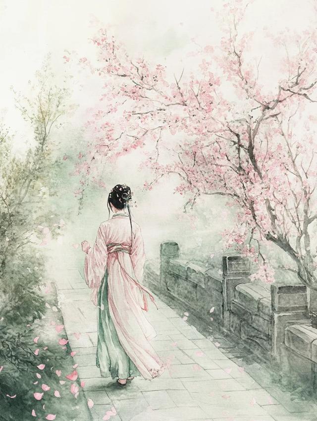 花开花落不长久，落红满地归寂中。29句惊艳绝美诗句，温柔了岁月